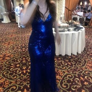 Blue Prom Dress